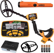 Garrett ACE 400 Metal Detector Bundle with Pro-Pointer AT  Accessories
