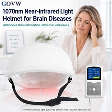 1070nm Brain Light Therapy Helmet PBM Device for Memory Sleep Anxiety Support