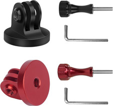 Aluminum Tripod Mount Adapter for Action Cameras Gopro Hero 13 12 11 10 9 2 Pack