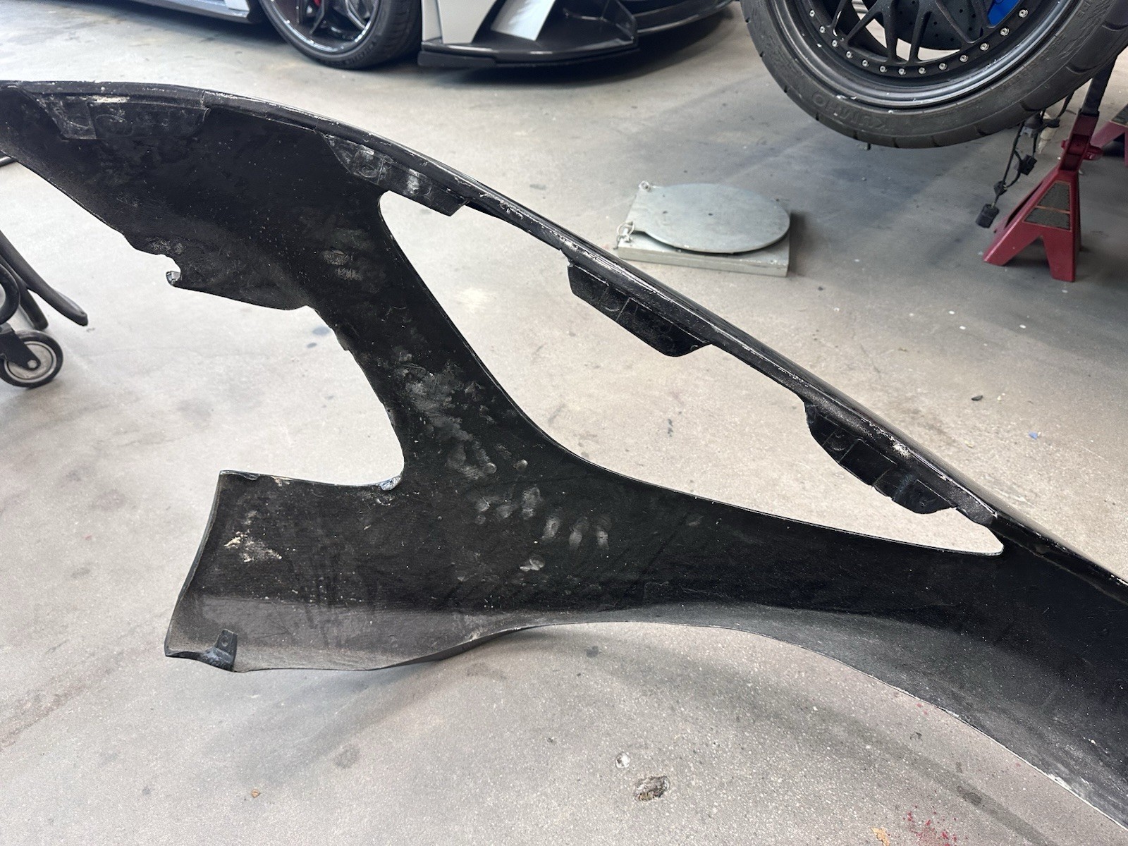McLaren 720s Front Bumper Carbon Forged Carbon ( Minor Damage )