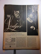 Article: the Lodger, Merle Oberon, George Sanders, Laird Gregar Photos and Story