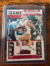 2024 Panini Contenders - George Kittle #85 -  Red Game Ticket
