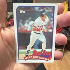 Topps 1989 Topps Mike Greenwell Boston Red Sox #630 Base Set Card