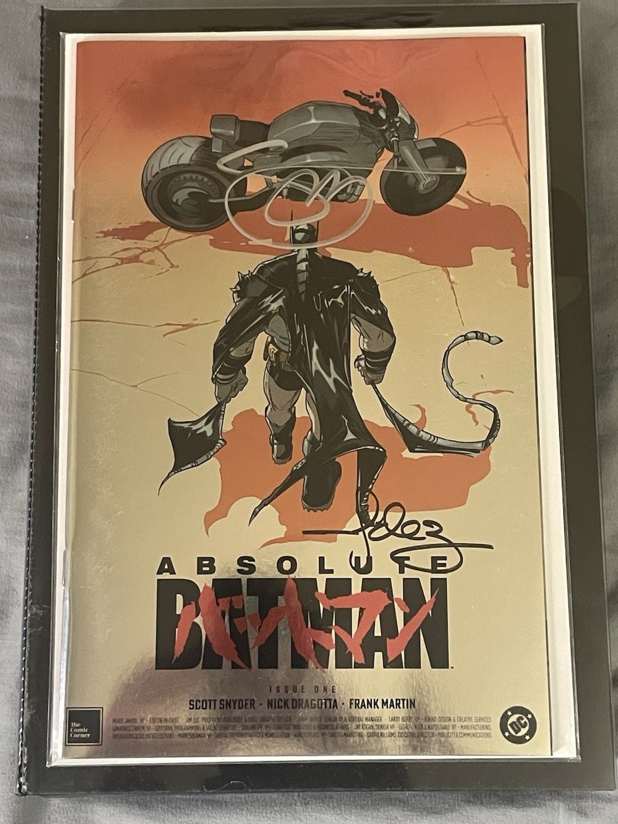 【初版本】車田正美 BURNING BLOOD 23th ANNIVERSARY Absolute Batman #1 Akira Foil Sold out NM+ Signed Scott Snyder
