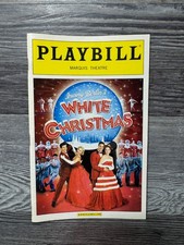 IRVING BERLIN'S WHITE CHRISTMAS OPENING NIGHT, MARQUIS, NOV 2009, PLAYBILL