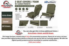 2 Seats Coversfoam Jeep Willys W Cargo Pockets Cj2a Cj3a Cj3b M38 And M38a1 2 Seats Coversfoam Jeep Willys W Cargo Pockets Cj2a Cj3a Cj3b M38 And M38a1
