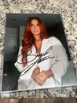 WWE Brandi Lauren 11x14 Autographed Wrestling Metallic Signed Photo Aew