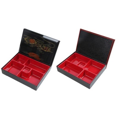 Japanische Bento Box Traditionelle Bento Box 5 Fächer mit Deckel Japanisches Sushi