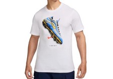 Nike Soccer Shoe Tee - White Size- XXL