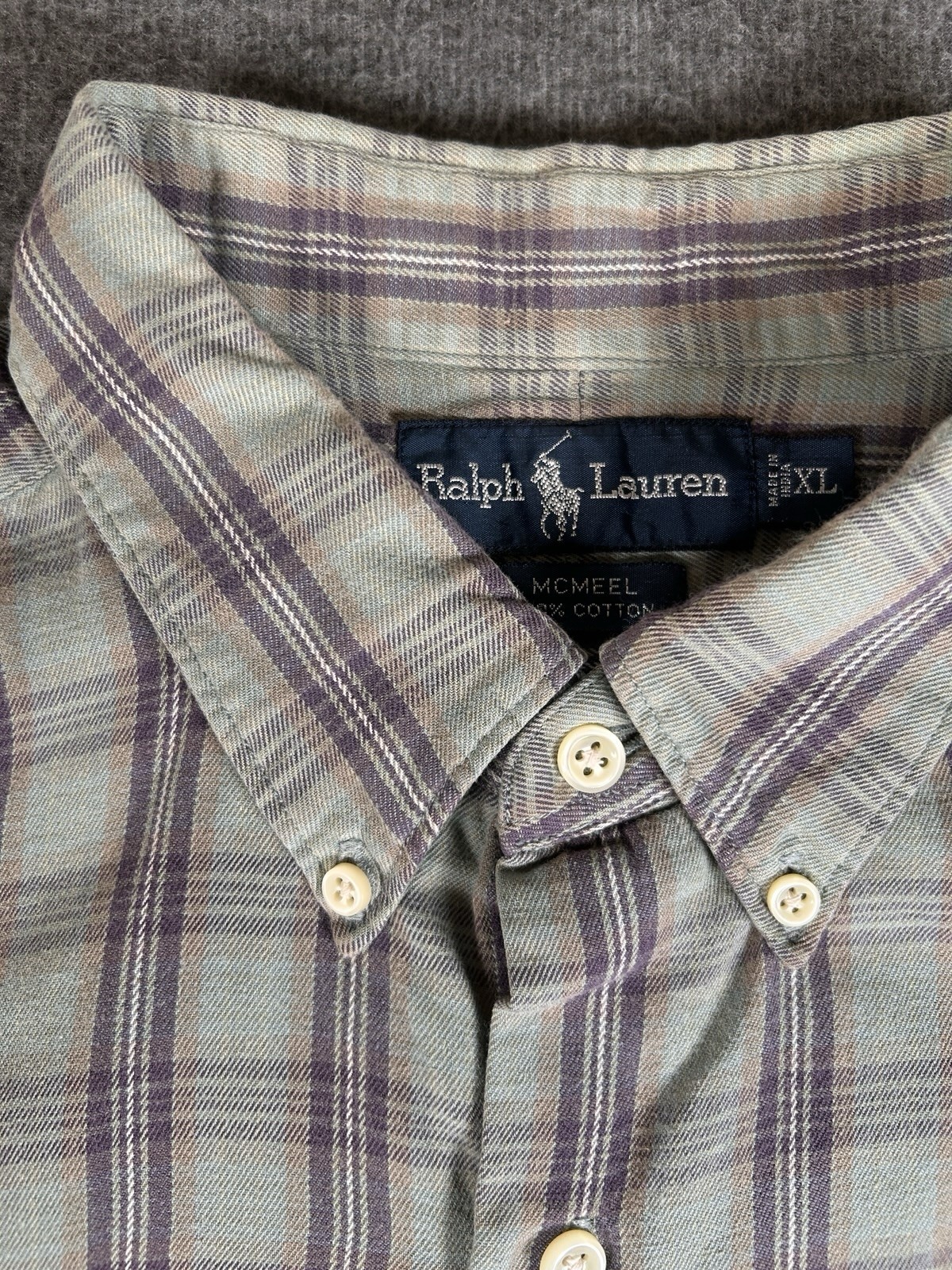 Polo Ralph Lauren McMeel Shirt Mens XL Multicolor Short Sleeve Button Down  Pony thumbnail 2