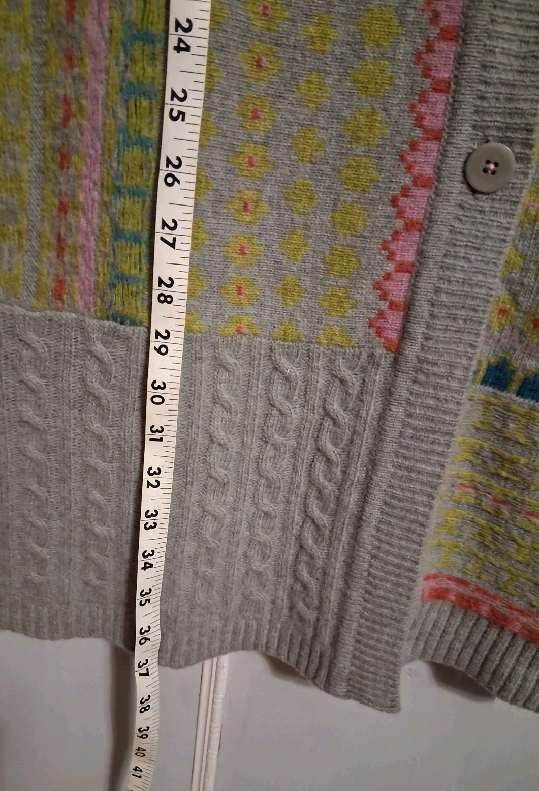 Sweater Color Block Patchwork Long Duster Cardiga… - image 8