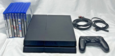 Sony PlayStation 4 500GB Console Bundle Black CUH-1215A 8 Games Controller PS4