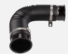 Universal 3'' Flexible Car Cold Air Intake Hose Filter Pipe Telescopic Tube Kit
