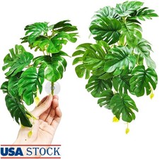 Naturalistic Plastic Reptile Plant Terrarium Aquarium Pet Habitat Decor New