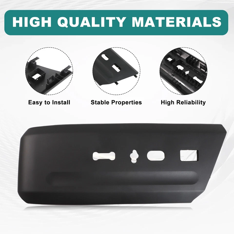 Left Driver Side Track Switch Housing Black for Ford 2015 2016 Expedition US - Image 2 of 4