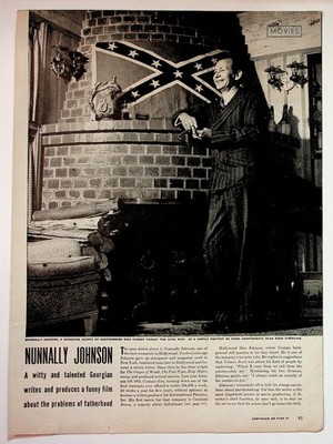 Casanova Brown Gary Cooper Nunnally Johnson Vintage 1944 Magazine Ad Print