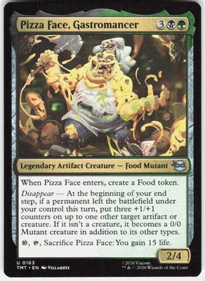 Pizza Face Gastromancer 163 Teenage Mutant Ninja Turtles Magic the Gathering