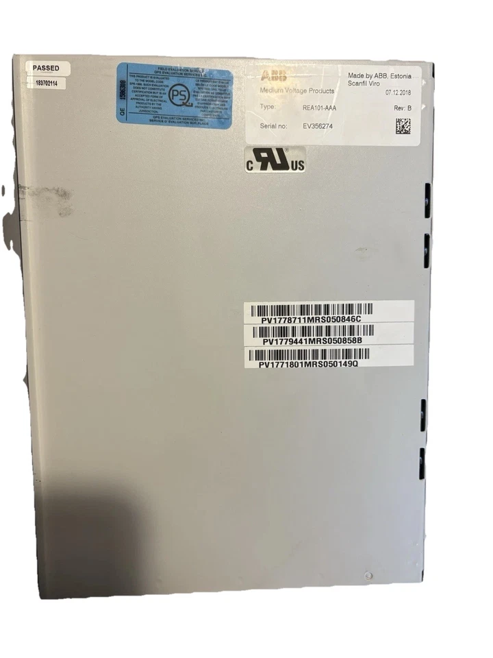 ABB REA101-AAA Arc Protection Relay/ Includes Key And Mounting Brackets - Image 3 of 4