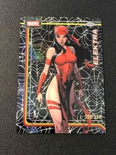 2026 Topps Chrome Marvel #116 Elektra Spider Web Refractor /399