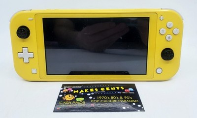 Nintendo Switch Lite Yellow Variant Handheld Game Console - AS IS WORKS READ!