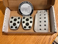 SRP Racing Heel Toe Gas Pedal Extension + OEM Brake Clutch Covers Subaru WRX