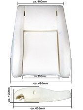 Rückenlehne Schaumstoff Lehne für VW Volkswagen T5 T6 T6.1 Multivan Transporter