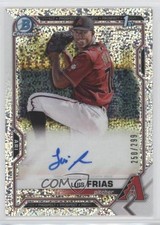 2021 Bowman Chrome Prospects Speckle Refractor /299 Luis Frias #CPA-LF Auto 7m3