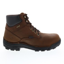 Wolverine Durbin Waterproof Steel Toe 6" Mens Brown Work & Safety Boots