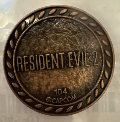 Resident Evil 2 Remake | RE2 Lion Medallion Coin | Capcom Collectors Edition