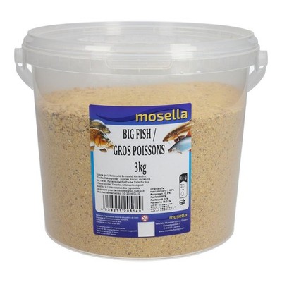 Mosella Big Fish 3Kg Eimer Futtermittel Grund- & Feederfutter Grundfutter Mix