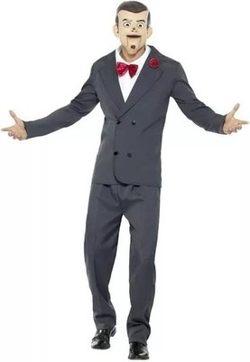 Herren Erwachsene Gänsehaut Slappy Dummy Kostüm Smiffys Halloween Kostüm Maske