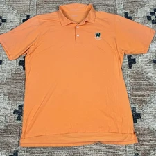 B Draddy Men’s Golf Polo Pine Valley Course Golfing Outdoor Sports Shirt Large