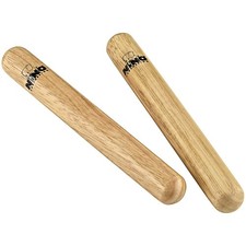 Nino Wood Claves Clave NINO574 8 in Rubber Wood Sold in Pairs