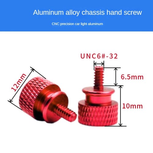 10 Stück/Posten UNC6 -32 M3.5 Handschraube für GPU Halter Netzteil Computer Gehäuse Seite4372 - Bild 6 von 8