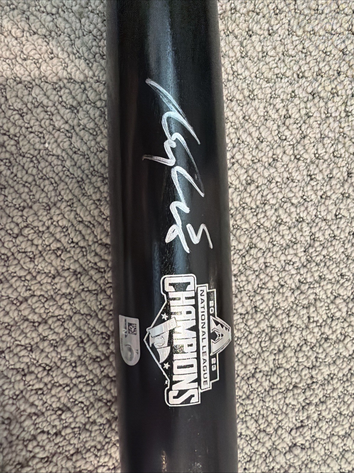 Alek Thomas Autographed Louisville Slugger Bat With MLB COA