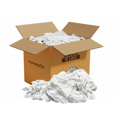 #ad #ad White T Shirt Rags Bulk Boxes 100% Cotton Knit Multipurpose Cleaning Wipers $1438.00