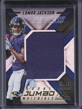 2018 Panini XR Lamar Jackson Rookie Jumbo Materials Jersey 51/99 Ravens