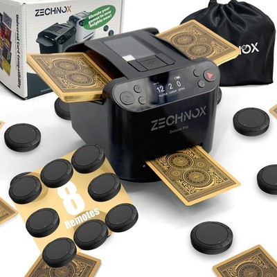 New Smart 3-in-1 Automatic Card Shuffler and Dealer,Programmable Card Dealer,...