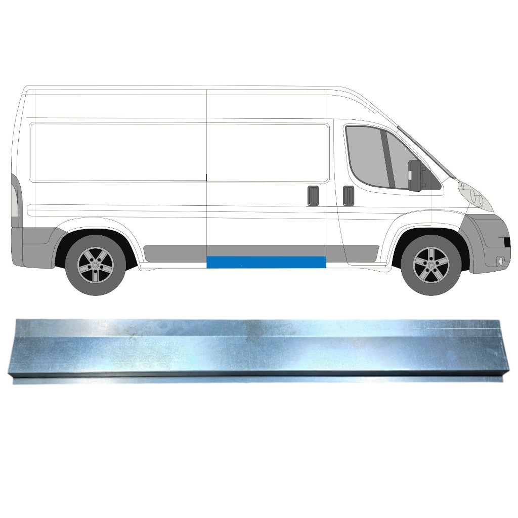 Inner sill repair panel for Peugeot Boxer 2006-2014 / Left = Right (symmetrical)