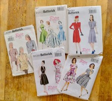 5 Butterick Retro Patterns From 1940s and 50s