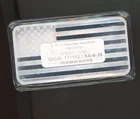 10 troy ounce fine silver bar APMEX American flag