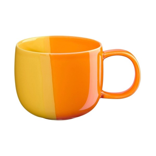 Asa Selection Joy Kaffeetasse Teetasse Kaffeebecher Porzellan Orange Gelb 400 Ml-image
