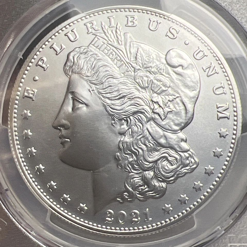 2021-O Privy 109th Anniversary Morgan Silver Dollar First Strike PCGS MS69 Gem - Image 4 of 4
