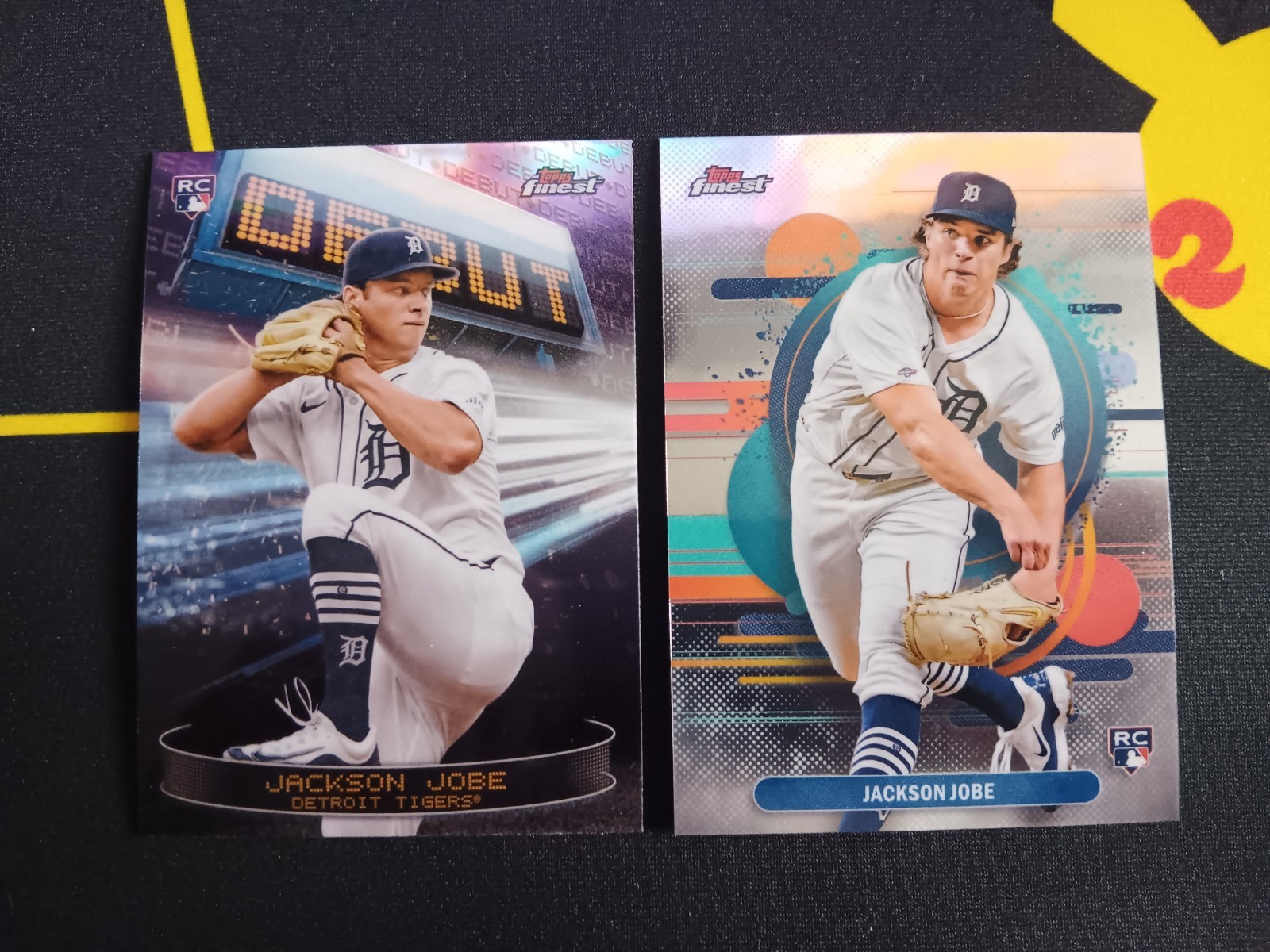 Jackson Jobe Rookie Cards 2025 Topps Finest #174 #D-23 Detroit Tigers 