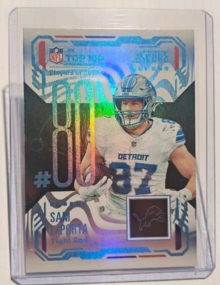 2025 Panini Score Sam LaPorta Top 100 #80 Detroit Lions