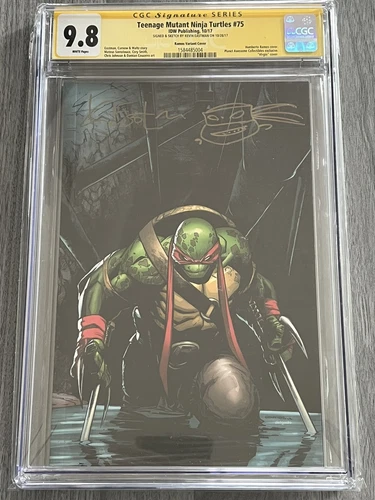 Teenage Mutant Ninja Turtles #75 Ramos Variant CGC SS 9.8 Remarqued by Eastman