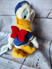 The Disney Store Vintage Donald Duck Plush Stuffed Animal Mattel Toys 1990  s