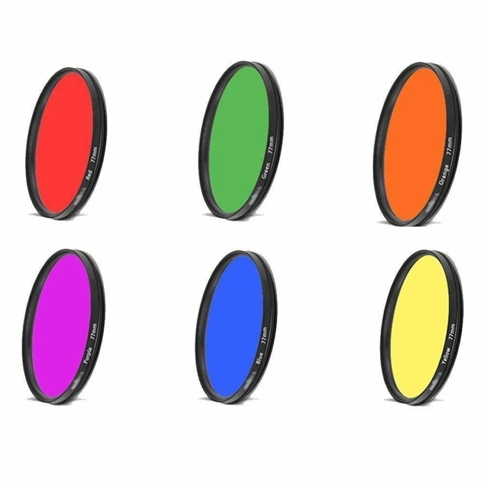 49 52 55 58 62 67 72 82mm Full Color Lens Filter For DSLR SLR Camera Lenses - Image 2 of 4