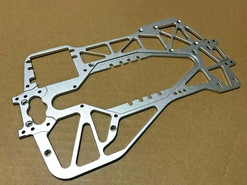 Aluminum Web Chassis 4 Traxxas TMaxx T-Maxx S, 2.5/3.3 SILVER