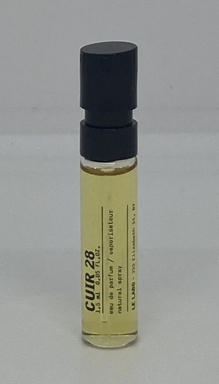 Le Labo CUIR 28 Dubai 0.05 oz 1.5 ml EDP Spray Mini/Travel Sample Vial  Unisex